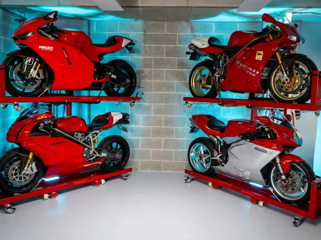 Moto Stacker for motorcycle collectors